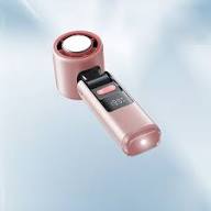 HandyBreeze™ Pro – Pink Portable Handheld Fan with Ice Cooling & Light